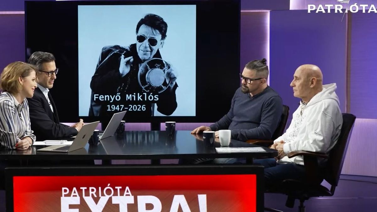 Pataky Attila megkönnyezte barátját, Fenyő Miklóst a Patrióta stúdiójában