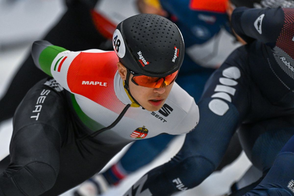 Moon Wonjun közel volt hozzá, hogy a rövidpályás gyorskorcsolya Eb első döntőjében megszerezze a magyar érmet