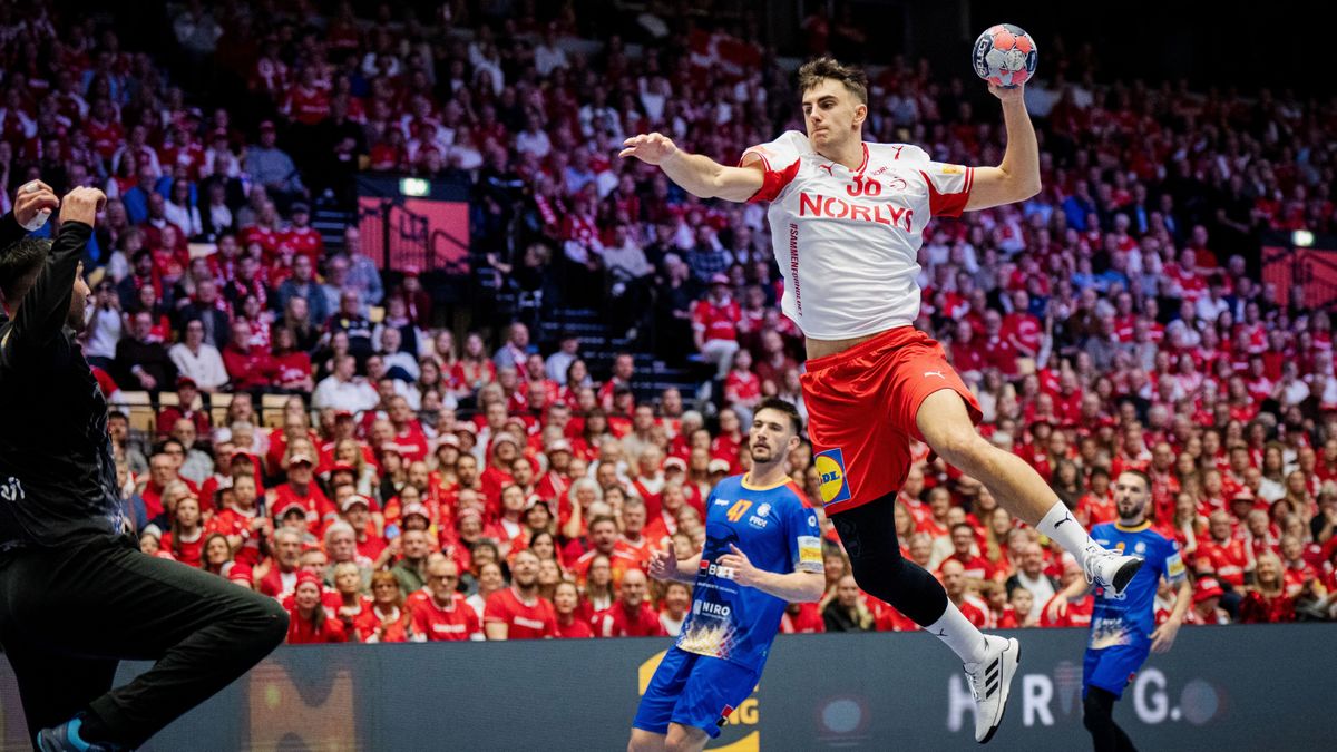 A világbajnok Dánia a második félidő elején nem kegyelmezett Romániának. 