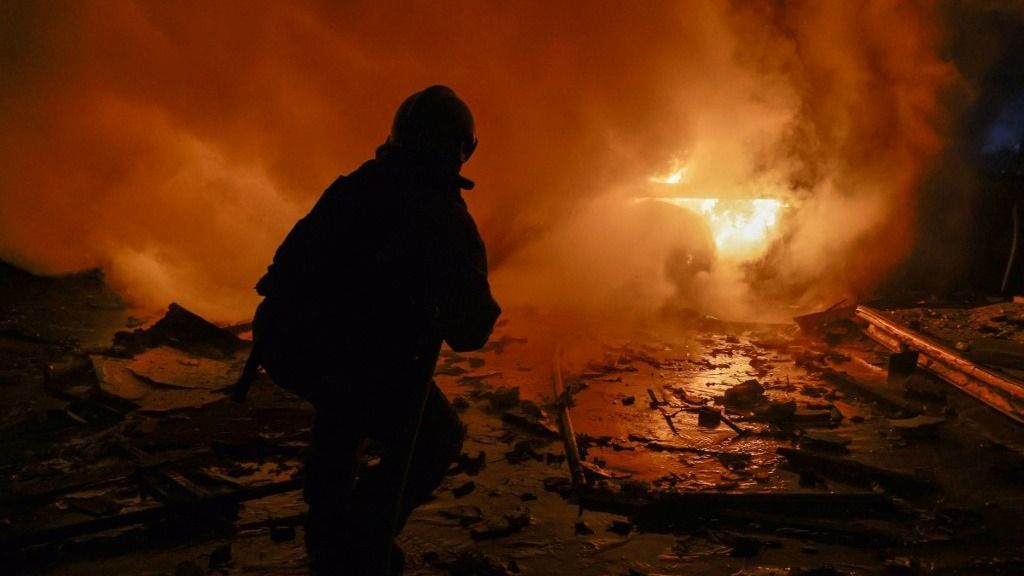 Légicsapás során megsemmisült egy ukrán toborzóközpont (Fotó: AFP)