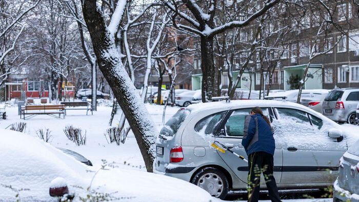 hó, havazás Budapesten