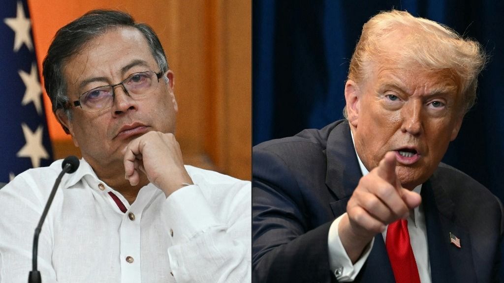 Gustavo Petro és Donald Trump