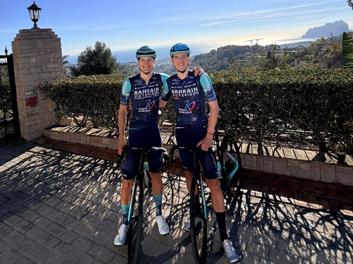 Január elején Feldhoffer Bálint (balra) és Valter Attila együtt készült az év első versenyeire