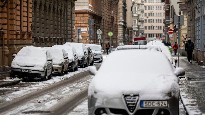 hó, havazás Budapesten