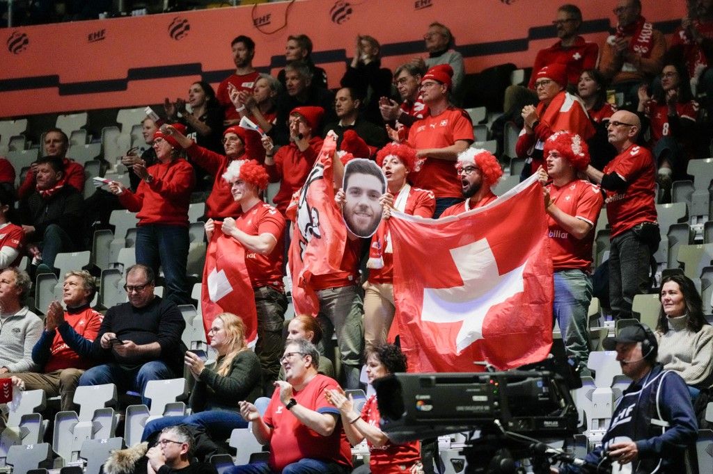 A kézilabda Eb svájci drukkerei