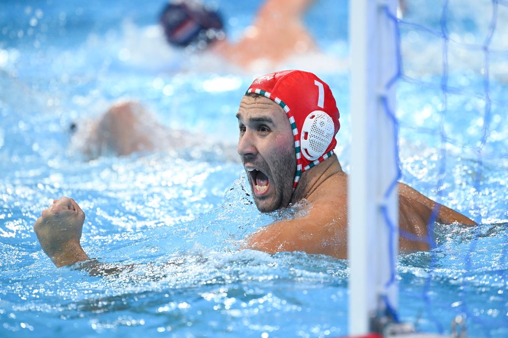 Szerbia - Csoma Kristóf kapus a belgrádi férfi vízilabda Európa-bajnokság középdöntőjének E csoportjában játszott&nbsp;Magyarország - Hollandia mérkőzésen