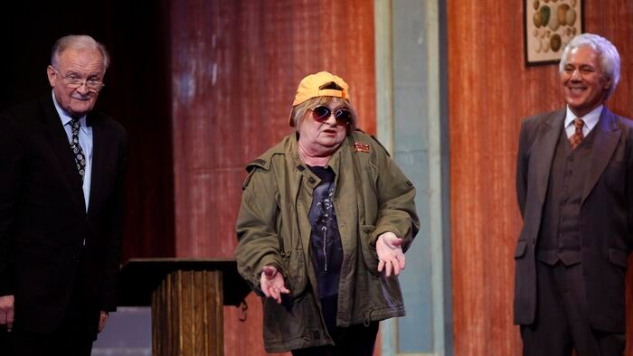 A szilveszteri tévégála próbája a szolnoki Szigligeti Színházban