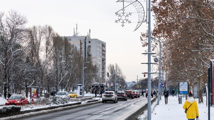 hó, havazás Budapesten