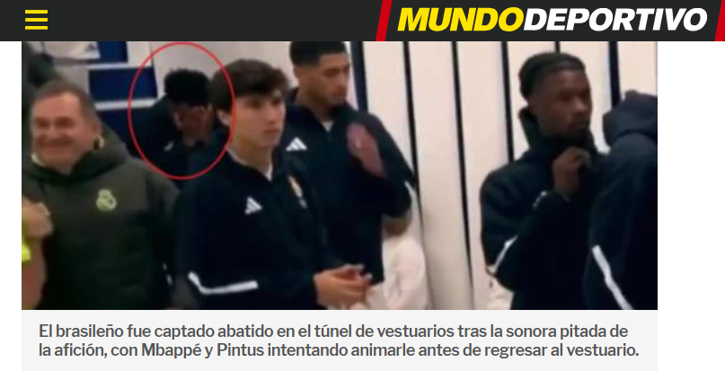 Vinícius Júnior most nem népszerű a Real Madrid szurklói között