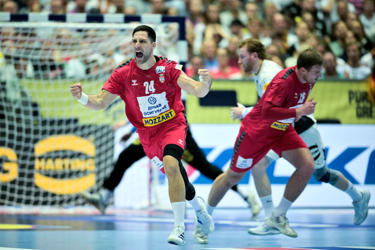 Szerbia a férfi kézilabda Eb eddigi legnagyobb bravúrját ünnepelhette Németország ellen