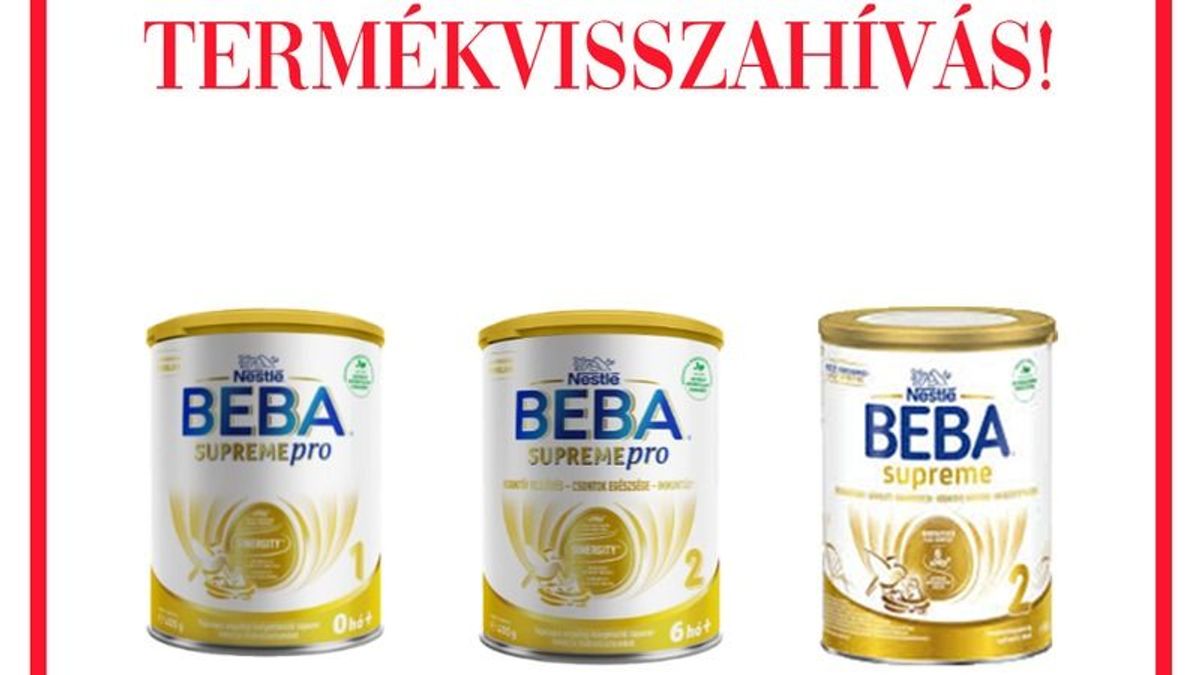 Újabb csecsemőtápszereket hív vissza a Nestlé