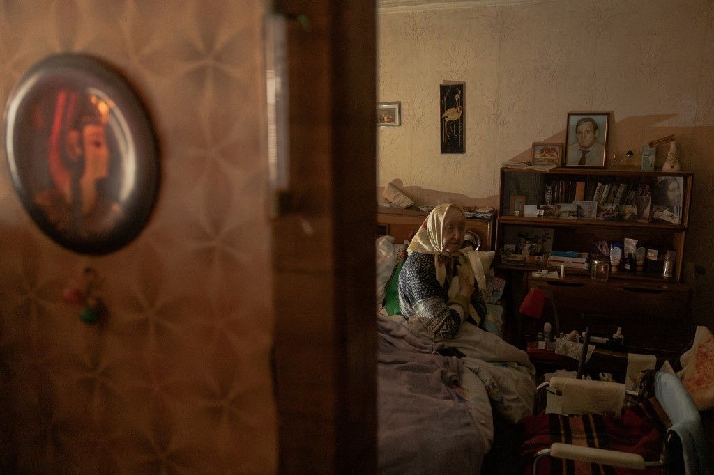 Még mindig több száz épületben nincs fűtés Kijevben. Kegyetlen állapotok uralkodnak (Fotó: AFP)