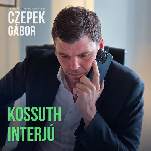 A Kossuth Rádión adott interjút Czepek Gábor, rezsivédelemről, megnövekedett terhekről és energiabiztonságról. / Forrás: Facebook / Czepek Gábor