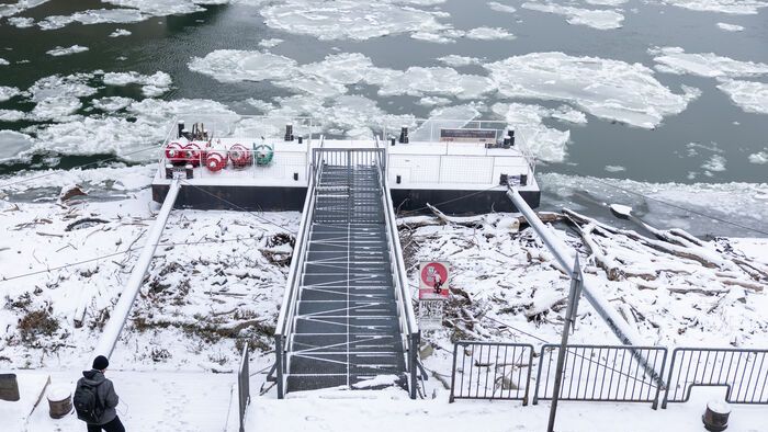 Magyarország - Hóesés a fővárosban