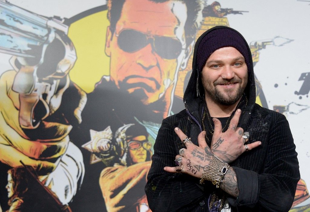 Bam Margera arives at The World Premiere Of Lionsgate 'The Last Stand' held at Grauman's Chinese Theatre on January 14, 2013 in Hollywood, California.   AFP PHOTO / JOE KLAMAR (Photo by JOE KLAMAR / AFP)