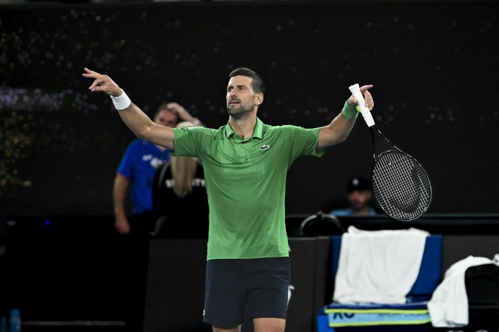 Novak Djokovics játék nélkül jutott a negyeddöntőbe az Australian Openen