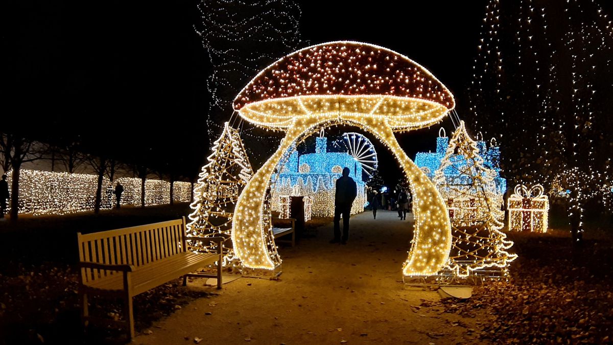 Már csak január végéig látogatható a gödöllői fénypark