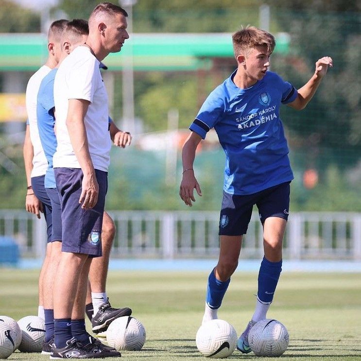 Kugyela Zalán még az MTK ifistájaként