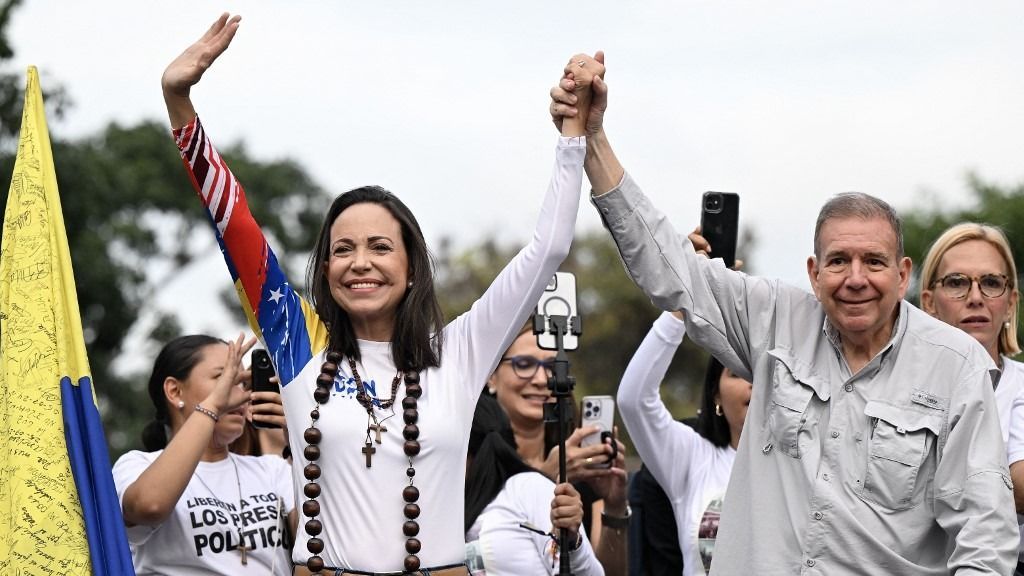 Maria Corina Machado a venezuelai ellenzék vezetője