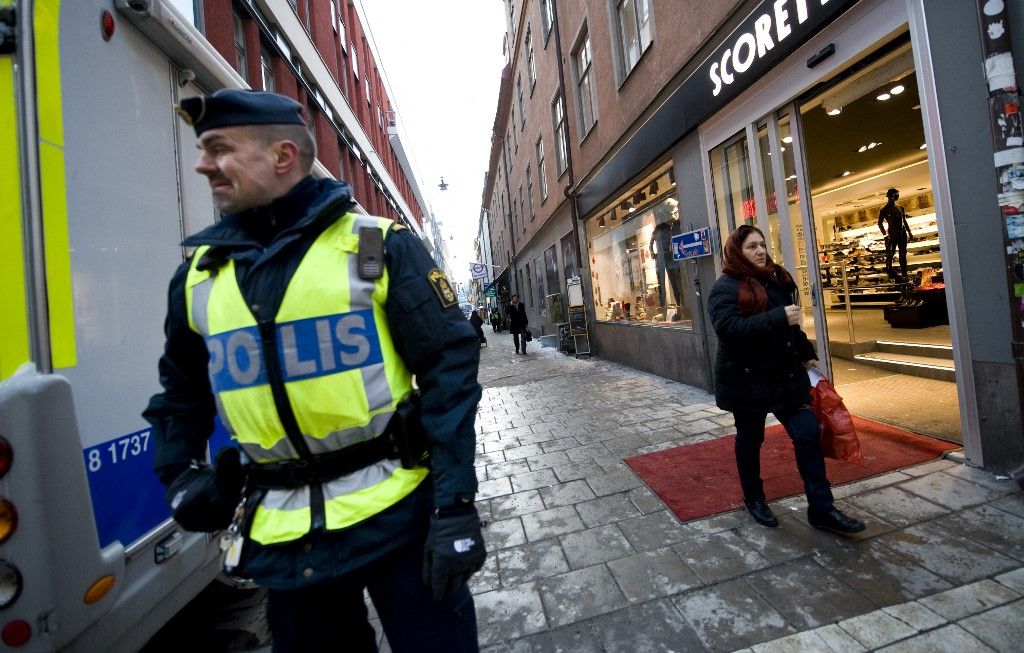 Kontrollálhatatlan gondolatok miatt támadott meg embereket egy migráns Svédországban (Fotó: JONATHAN NACKSTRAND / AFP)