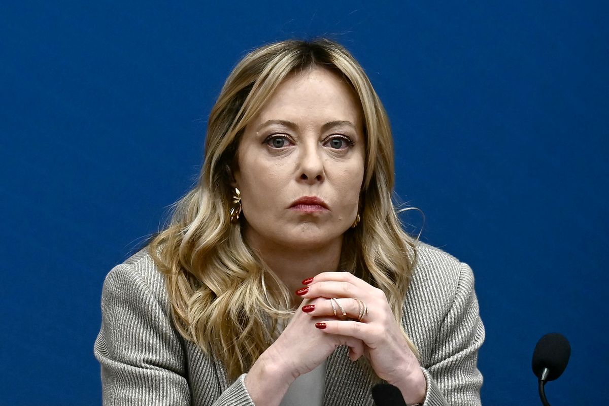 Giorgia Meloni olasz miniszterelnök