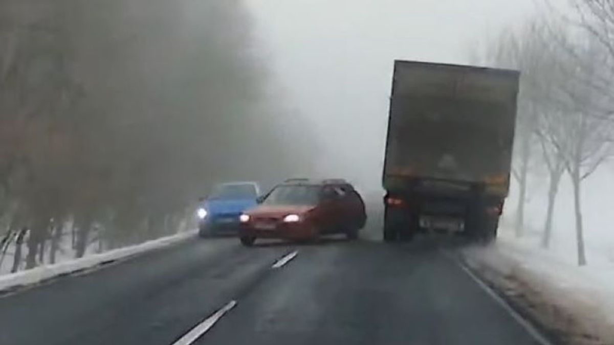 Életet mentett a hős teherautós manővere a 77-es úton + videó