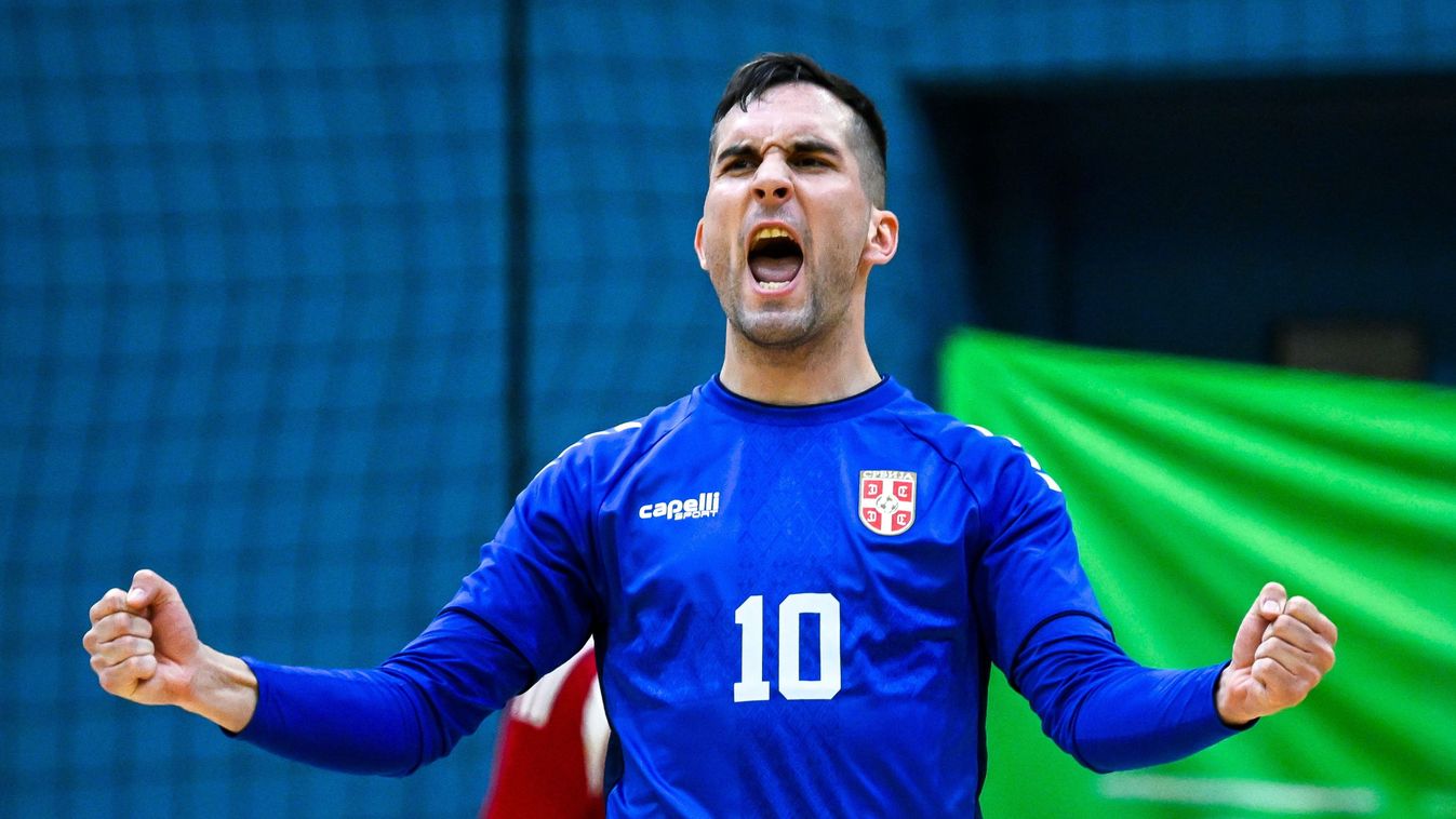 magyar válogatott
Budapest, 2026. január 15.
A szerb Petrov Strahinja a Magyarország - Szerbia felkészülési Európa-bajnoki futsalmérkőzésen a budapesti Dr. Koltai Jenő Sportközpontban 2026. január 15-én.
MTI/Bodnár Boglárka