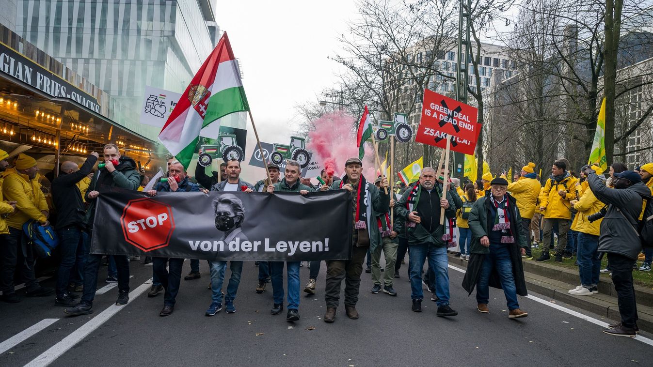 Mercosur: már szervezik a következő összeurópai gazdatüntetést - traktorok lephetik el Brüsszelt