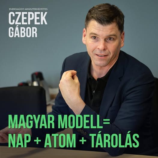"Az EU által is tiszta energiaként elismert atom adja a stabil, kiszámítható alaptermelést. Akkor is biztonságot ad, amikor nem süt a nap, nem fúj a szél, és amikor a fogyasztás a hideg miatt rekordot dönt. Ez nem politikai kérdés, ez fizika." / Forrás: Facebook / Czepek Gábor