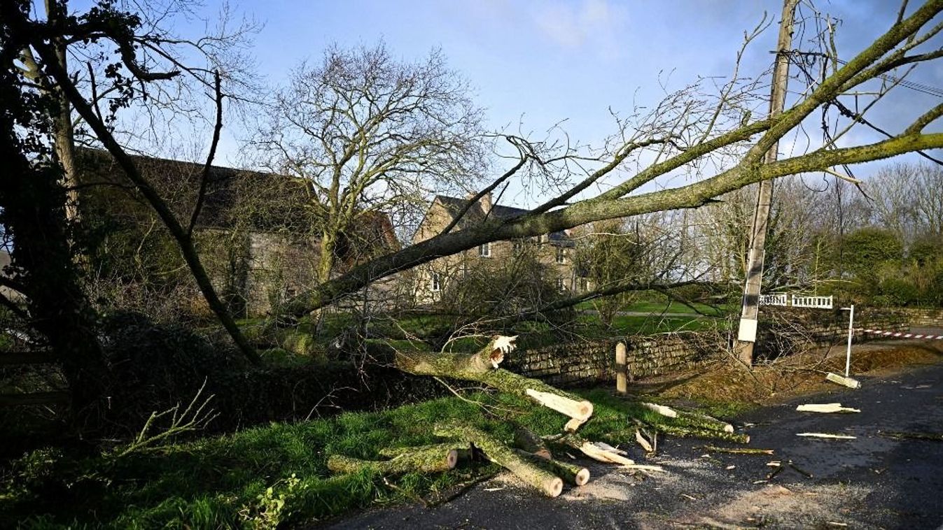 A Goretti vihar pusztítása