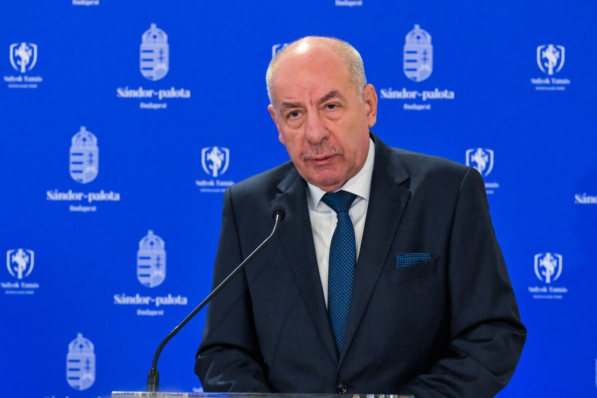 Sulyok Tamás köztársasági elnök  Fotó: Bruzák Noémi / MTI Fotószerkesztõség