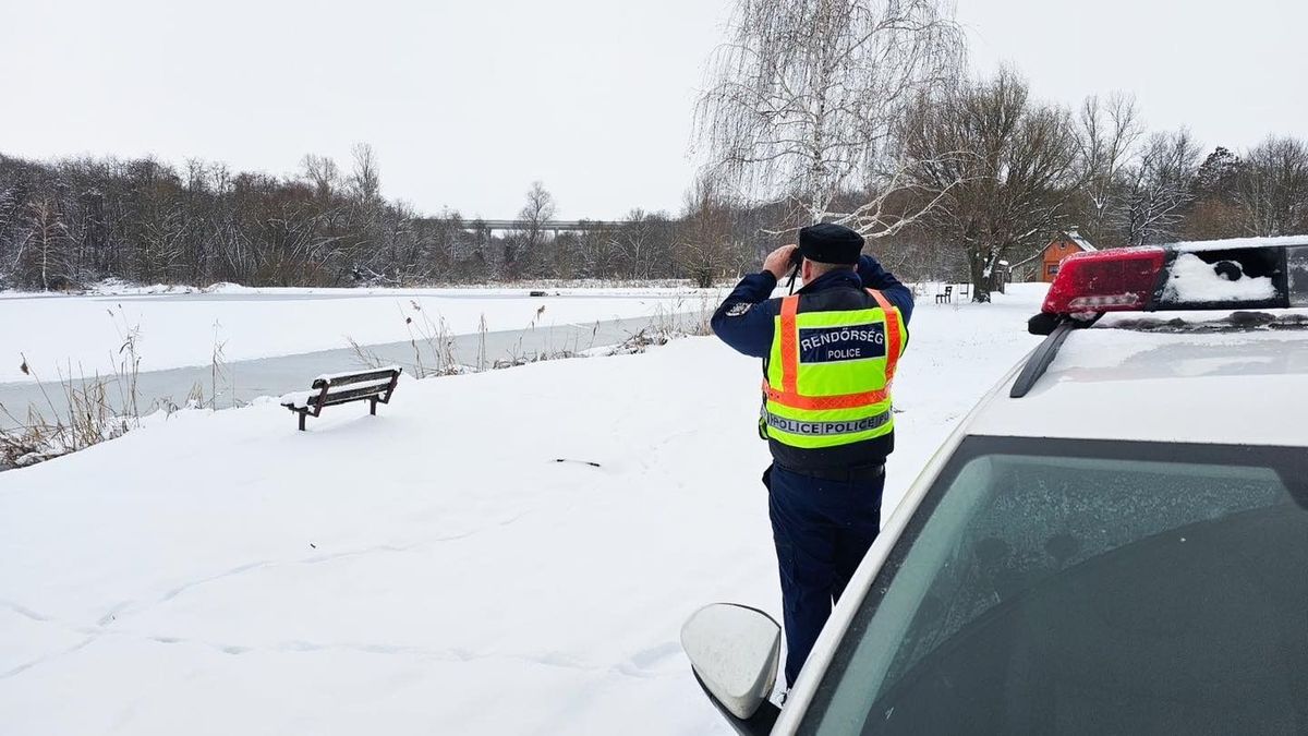 Megerősítették a rendőri szolgálatot a rendkívüli téli időjárás miatt