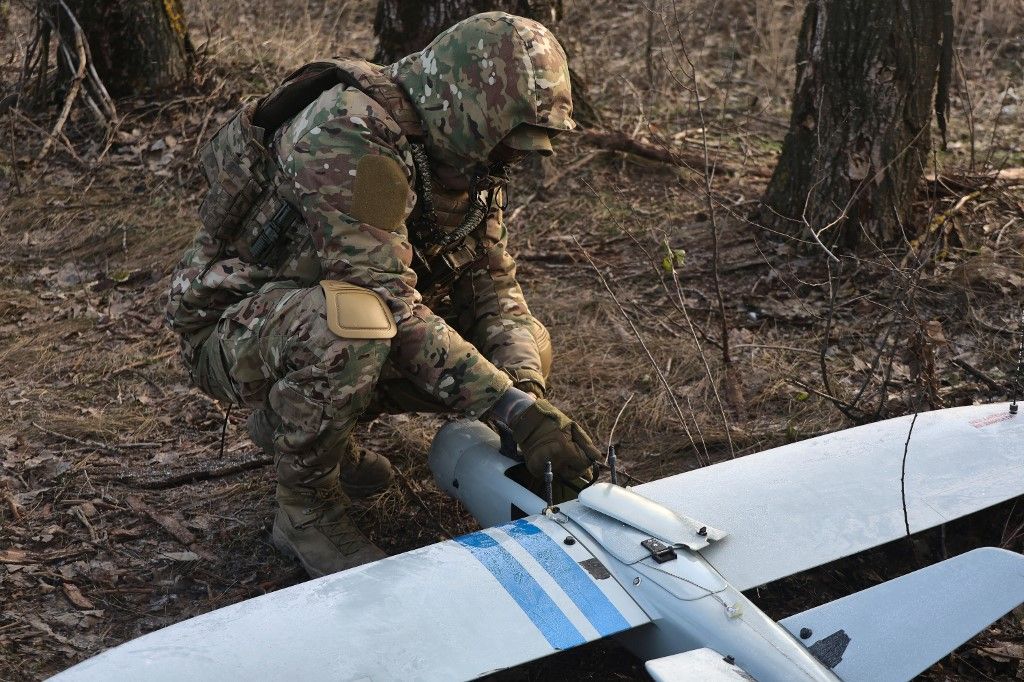 Az ukrán légvédelem hatékonysága a rakétatámadások elhárításában meredeken visszaesett 2026 elején (Fotó: AFP/VIACHESLAV MADIIEVSKYI)