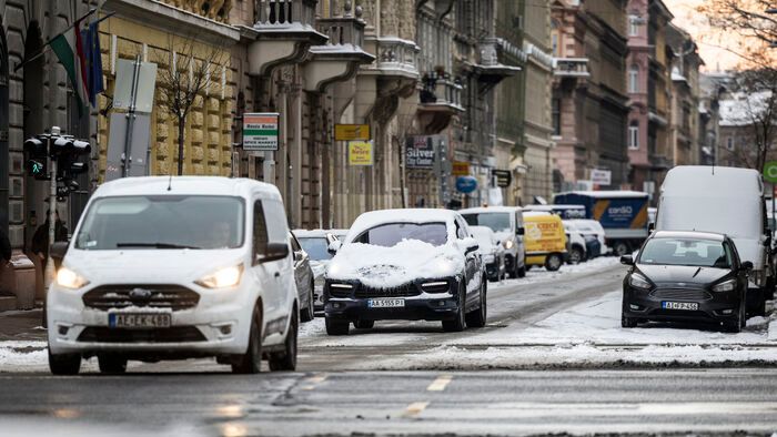 hó, havazás Budapesten