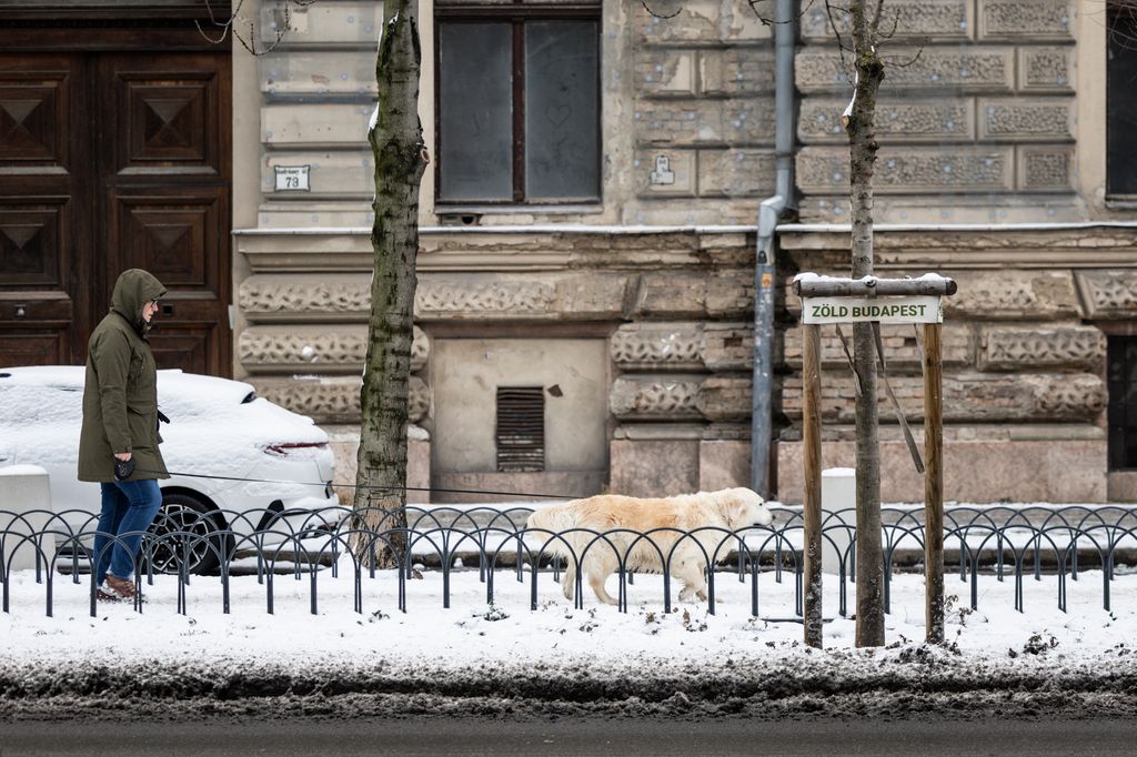 hó, havazás Budapesten