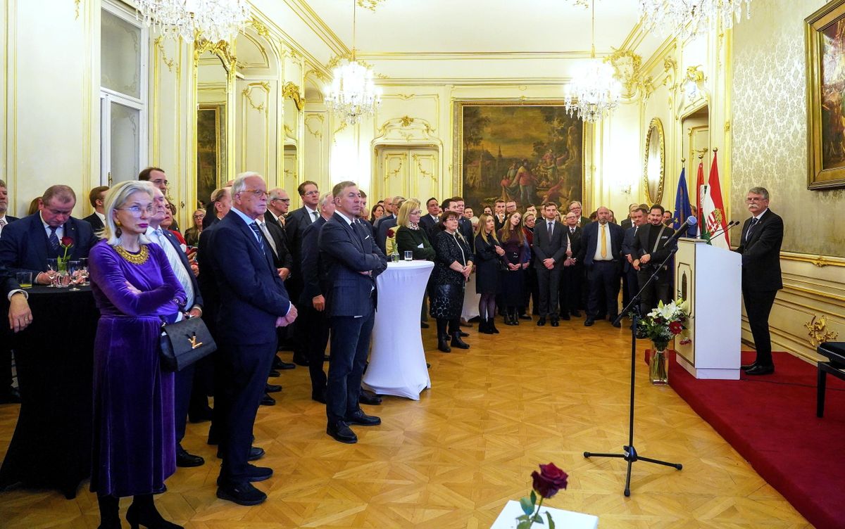 Kövér László Bécsben Fotó: Filep Istvan / MTI Fotószerkesztőség