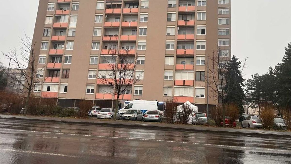 Egy kilencemeletes panelból zuhant ki valaki Szombathelyen