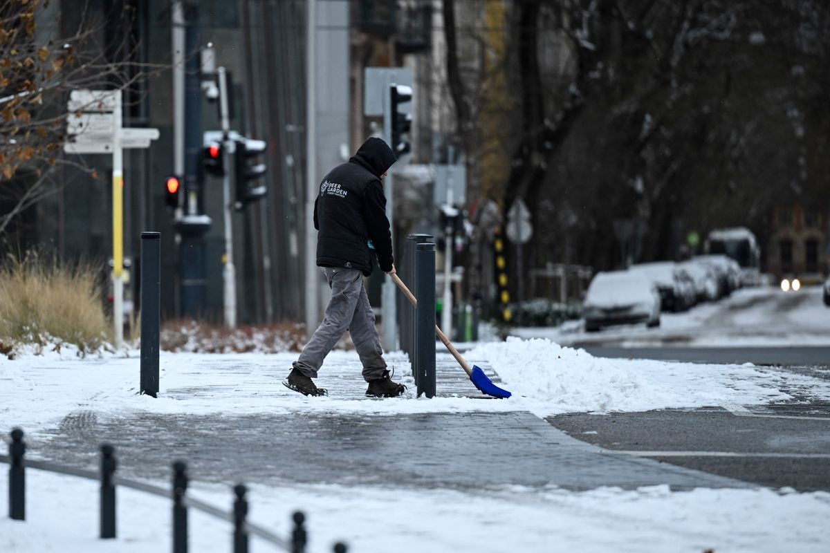 Óriási havazásra van kilátás a következő napokban (Fotó: Bodnár Boglárka / MTI Fotószerkesztõség)