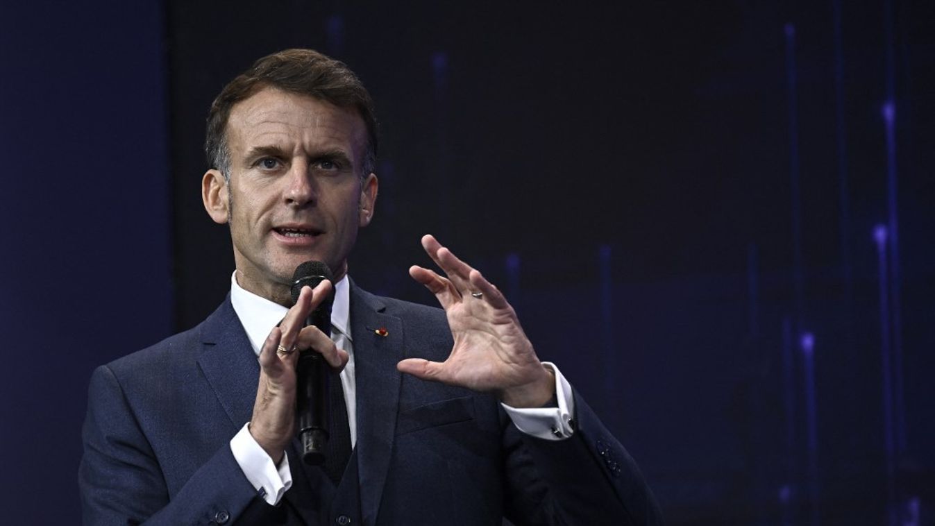 Emmanuel Macron francia elnök