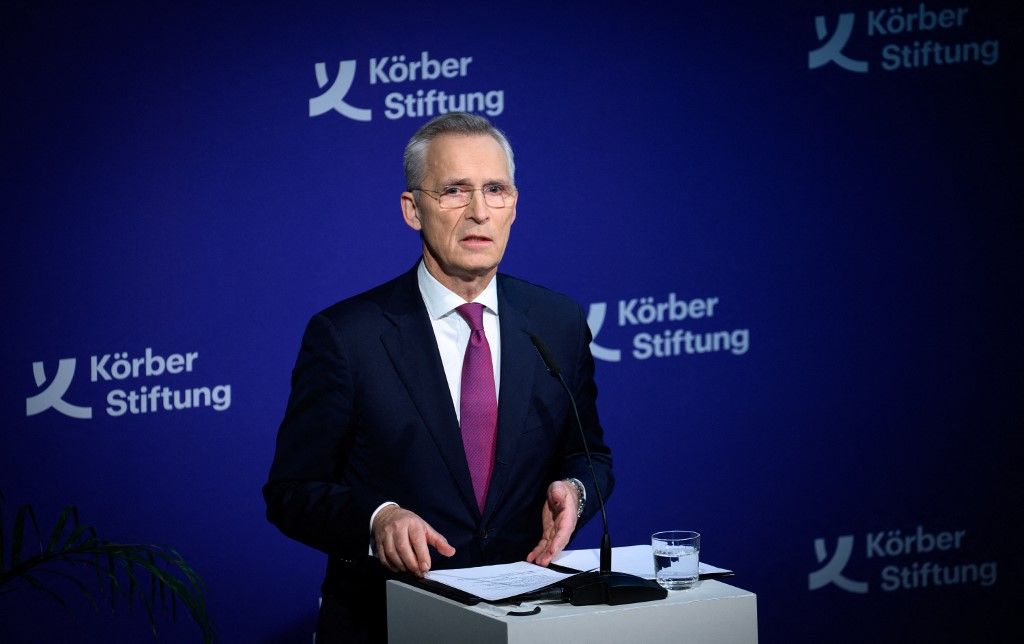 Jens Stoltenberg (Fotó: AFP)
