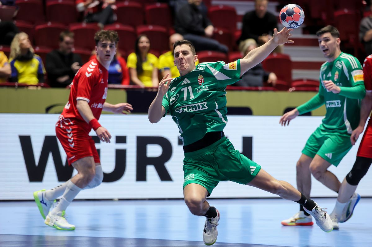 A magyar válogatott Svájc elleni meccsén Ónodi-Jánoskúti Máté három gólt szerzett