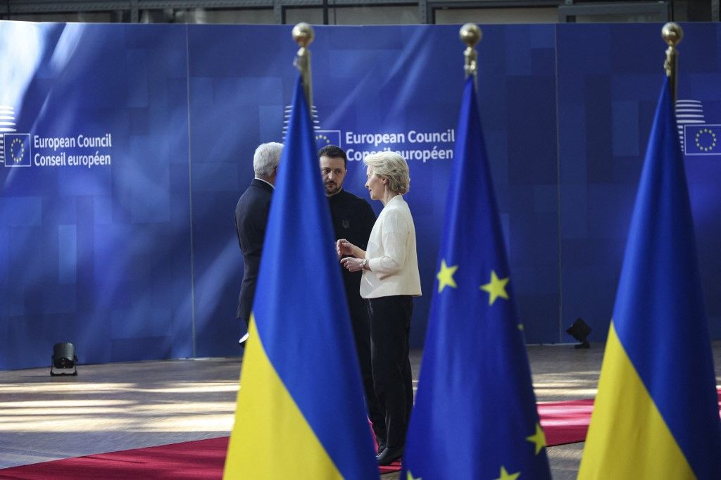 Az uniós állampolgárok mintegy háromnegyede elutasítja Ukrajna gyorsított EU-s csatlakozását (Fotó: AFP)