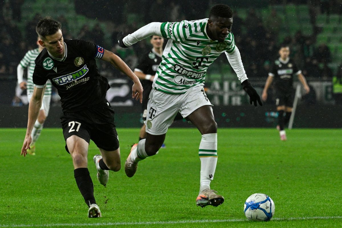 Elton Acolatse sem tudott segíteni a Fradin, Vitálisék simán nyertek a rangadón