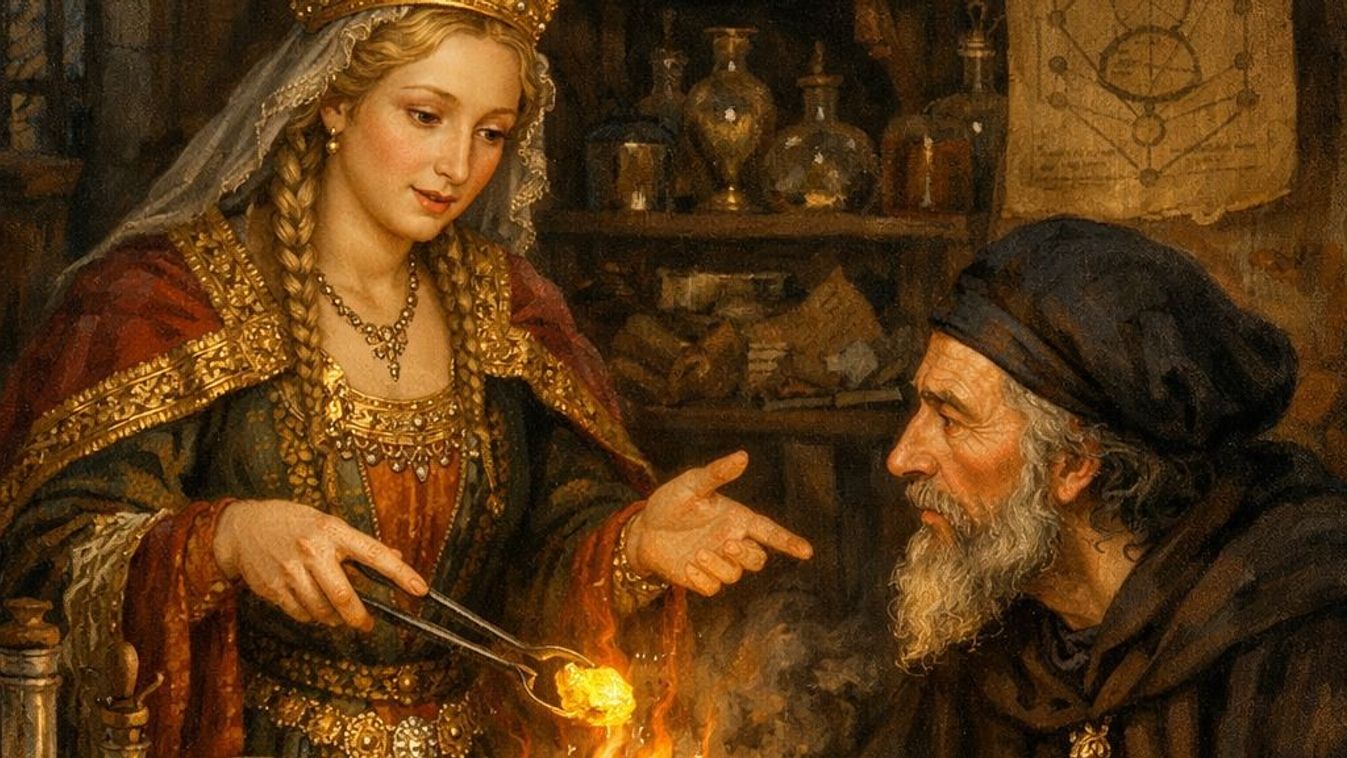 Cillei Borbála alkimista is volt