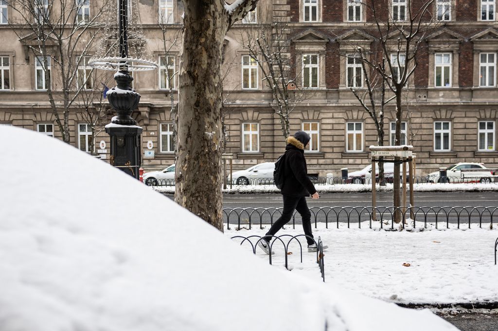 hó, havazás Budapesten