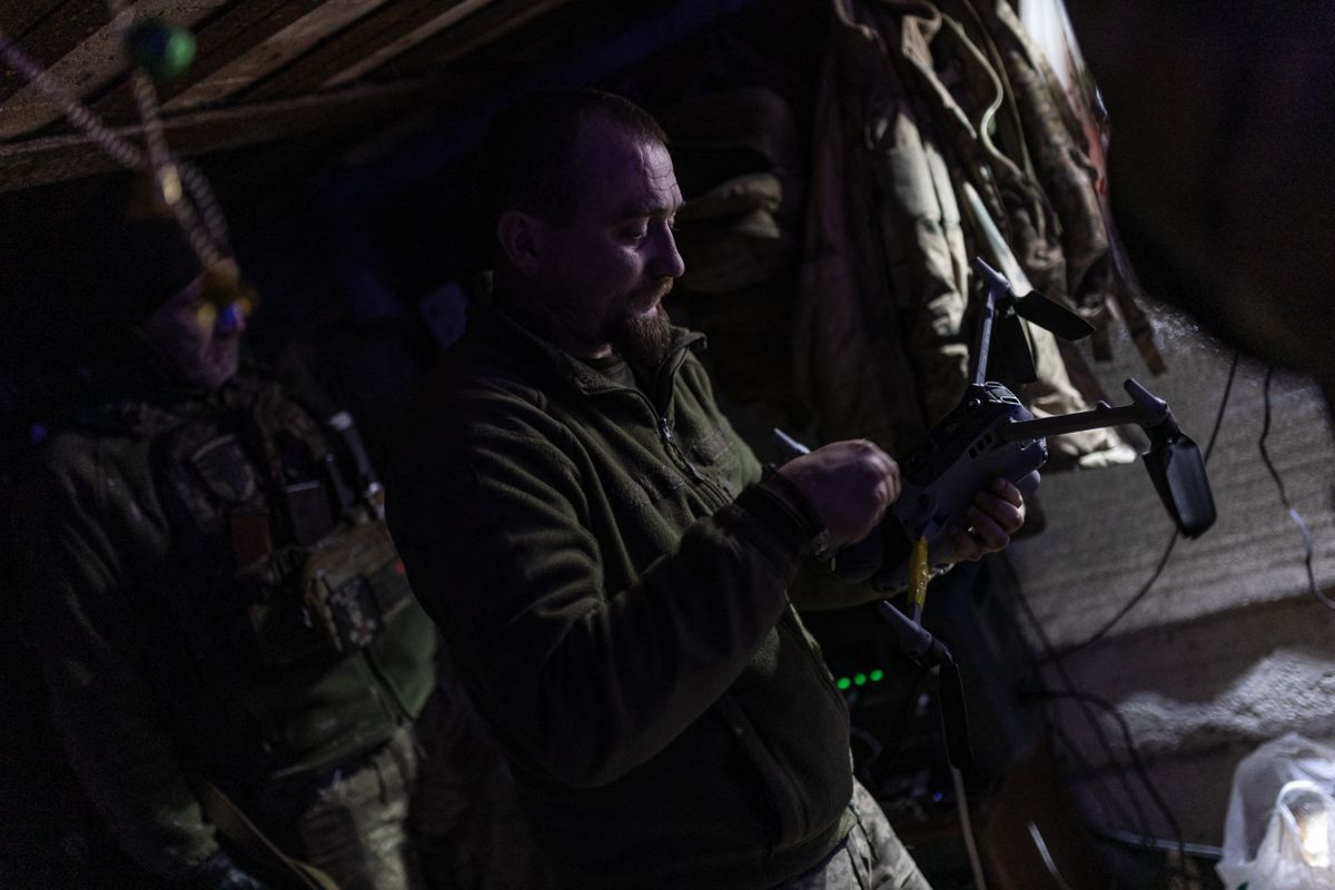 Orosz és ukrán drónok csaptak össze