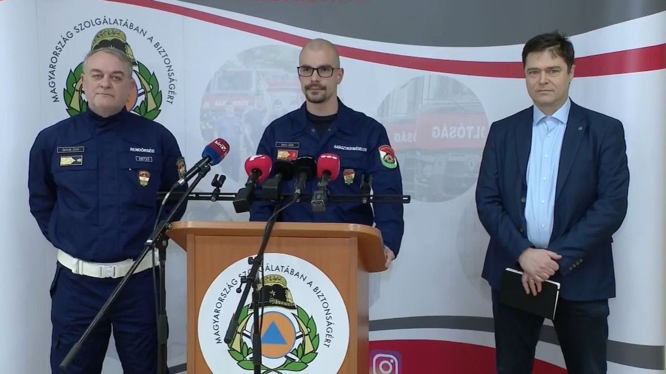 Operatív törzs: újabb bejelentés a rendkívüli időjárásról, kövesse nálunk élőben! + videó