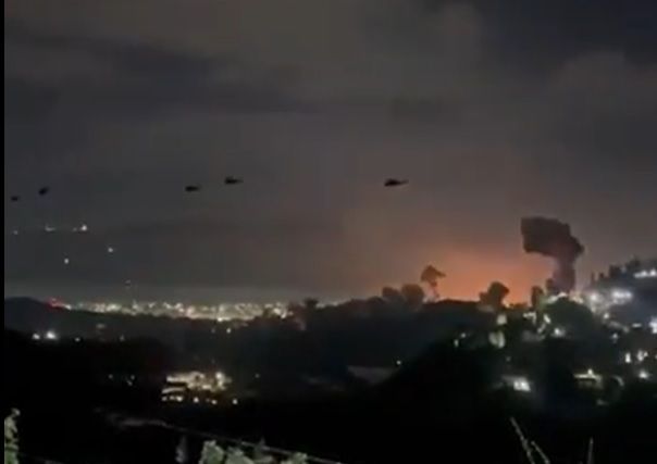 Robbanásokról számoltak be Caracasból Forrás: Képernyőfelvétel