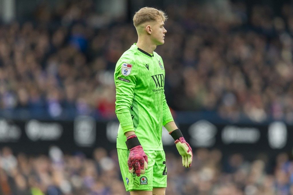 Tóth Balázs ismét kirobbanthatatlan a Blackburn kapujából. (Fotó: MI NEWS / NurPhoto)