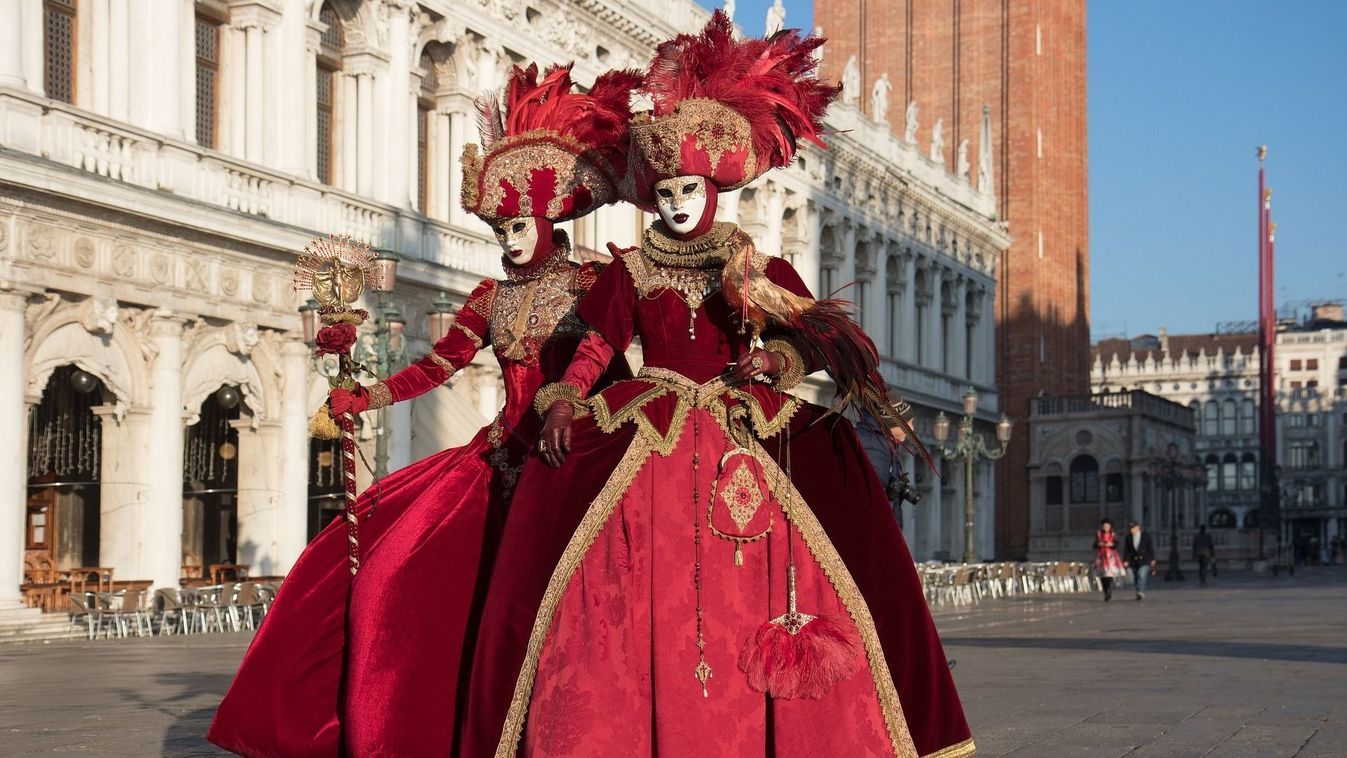 A karnevál az Olympus - A játék eredete címet kapta, amely a Milánóban és Cortinában február 6-án kezdődő téli olimpiai játékokhoz kötődik. Forrás: Facebook/Venice Carnival